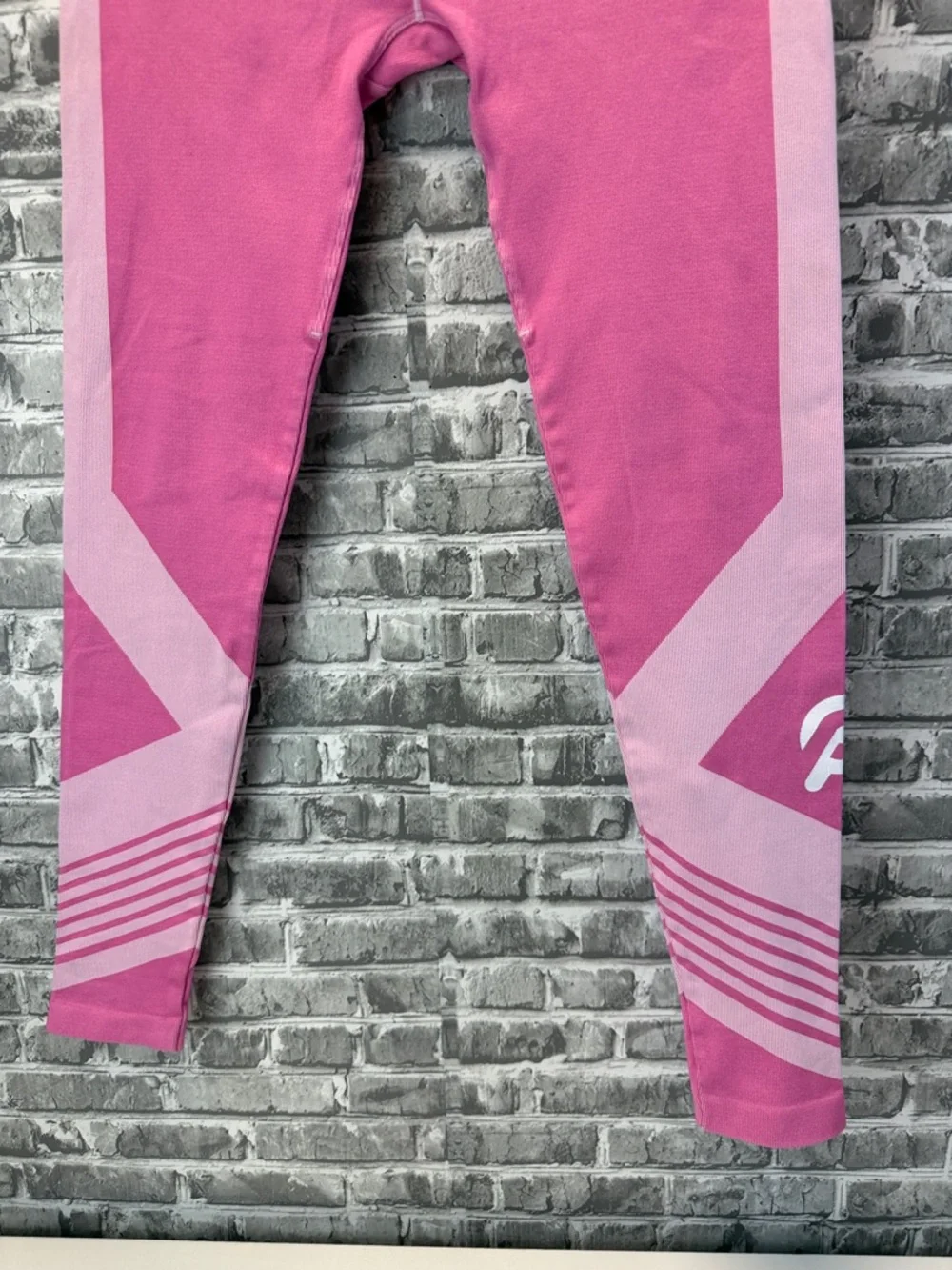 Peloton Pink Colorblock High-Waist Leggings - Picture 4 of 9